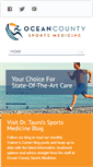 Mobile Screenshot of oceancountysportsmedicine.com